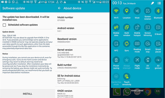 how to download android os on samsung galaxy s4